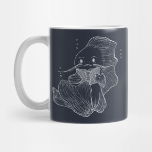 Reading Fish (Chalkboard Style) Mug